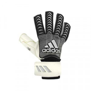 adidas Classic League - Guantes de portero adidas corte negativo - negros y plateados - frontal derecho