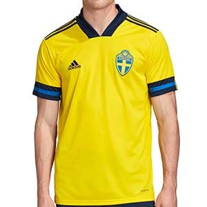 Camiseta adidas Suecia 2019 2020 - Camiseta primera equipación selección sueca 2019 2020 - amarilla - frontal