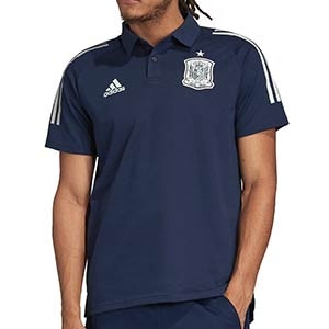 Polo adidas España 2019 2020 - Polo de la selección española 2019 2020 - azul marino - frontal