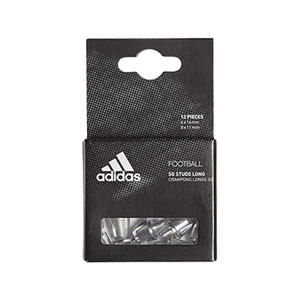 Tacos aluminio adidas SG largos - Tacos recambio para botas adidas SG (4 uds x 14 mm y 8 uds x 11 mm) - frontal