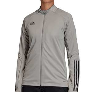 Chaqueta adidas Condivo 20 mujer - Chaqueta de mujer de entrenamiento adidas - gris - frontal