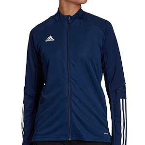 Chaqueta adidas Condivo 20 mujer - Chaqueta de mujer de entrenamiento adidas - azul marino - frontal