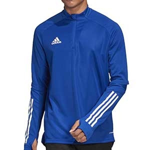 Sudadera adidas Condivo 20 - Sudadera de entrenamiento de fútbol adidas - azul - frontal