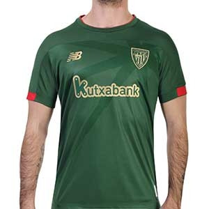 Camiseta New Balance 2a Athletic Club 2019 2020 - Camiseta segunda equipación New Balance Athletic Club 2019 2020 - verde oscura - frontal