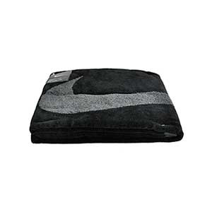 Toalla Nike Sport Towel - Toalla deportiva Nike 35 cm x 80 cm - negra - plegado