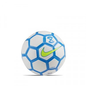 Balón Nike Menor X talla 58 cm - Balón de fútbol sala Nike FootballX talla 58 cm - blanco y azul celeste - frontal