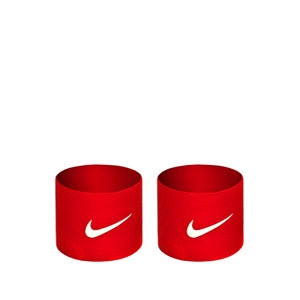 Cinta sujeta espinilleras Nike - Guard Stay II Nike para sujeción de espinilleras - Rojo - frontal