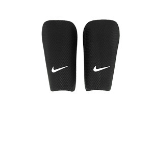 Nike Guard  - Espinilleras de fútbol infantiles Nike con cintas de velcro - negras - frontal