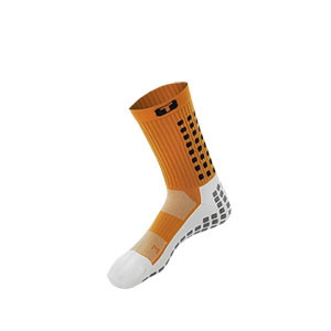 Calcetines antideslizantes Trusox - Calcetines Trusox de media caña acolchados con sistema antideslizante - Naranja - frontal