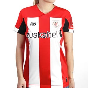 Camiseta New Balance Athletic mujer 2019 2020 - Camiseta mujer primera equipación New Balance Athletic Club 2019 2020 - roja y blanca - frontal