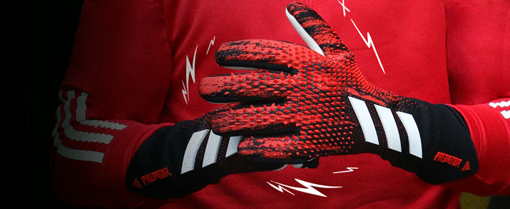 Guantes de portero marca adidas de la colección Mutator